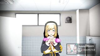 mmd r18 StepSister Charlotte the nun fuck sex 3d hentai