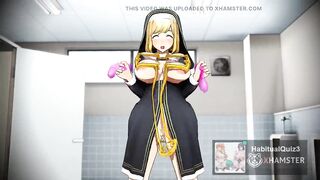 mmd r18 StepSister Charlotte the nun fuck sex 3d hentai