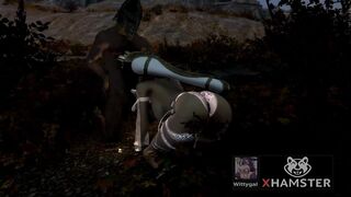 Mamako Oosuki blowjob public unholy knight 3d hentai cum swallow