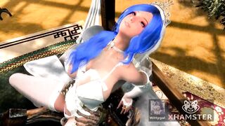 Milf queen fuck hardcore on king chamber 3d hentai ugly demon king