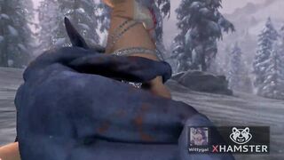 Mamako Oosuki milf queen blowjob service for ugly demon dwarf king cum mouth 3d hentai