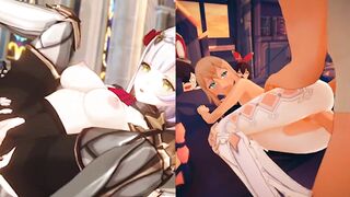 Split Screen Compilation #1 - Genshin Impact