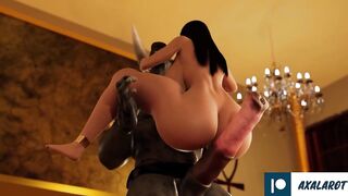 Dominant Girl Hard Fucked with Minotaur Huge Cock Until Cum