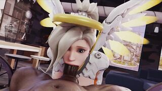 MERCY EXTREME DEEPTHROAT (TRY NOT TO CUM WITH TASTY DEEP BLOWJOB, DEEP BLOWJOB, INTENSE BLOWJOB, HENTAI 4K) by SaveAss