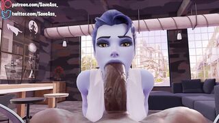 Widowmaker POV Extreme Deep Throat - HENTAI 4K (DEEP BLOWJOB, SWEET EXTREME SEXUAL PLEASURE) by SaveAss