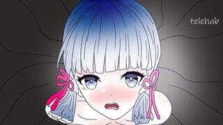 Fucked a girl in a trash can ! Hentai Genshin Impact Ayaka (2d Porn Cartoon)