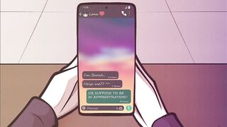 LewdVerse - Lana & Morgan's First Day ( FUTANARI CLASSMATE )