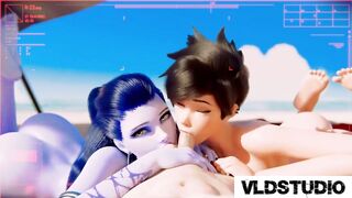 Overwatch Hentai 3D Tracer Best HOT Scene