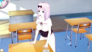 Chika Fujiawara Mastubating in Koikatsu