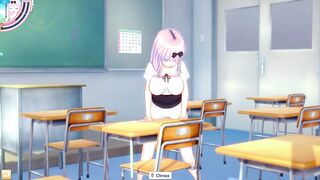 Chika Fujiawara Mastubating in Koikatsu