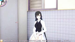 Shizuka Sensei Masturbating in Koikatsu