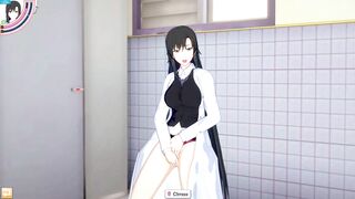 Shizuka Sensei Masturbating in Koikatsu