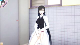 Shizuka Sensei Masturbating in Koikatsu