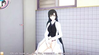 Shizuka Sensei Masturbating in Koikatsu