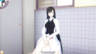 Shizuka Sensei Masturbating in Koikatsu