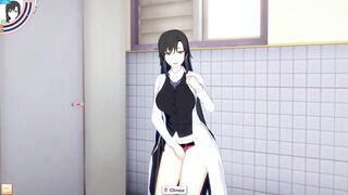 Shizuka Sensei Masturbating in Koikatsu