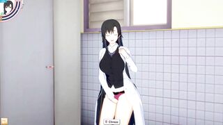 Shizuka Sensei Masturbating in Koikatsu