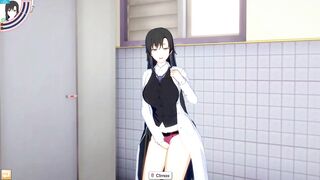 Shizuka Sensei Masturbating in Koikatsu