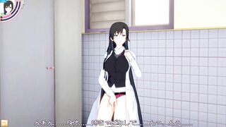 Shizuka Sensei Masturbating in Koikatsu