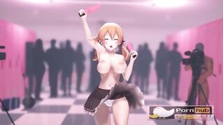 mmd r18 Timpon Dance No Bra kancolle prinz eugen sex commander 3d hentai