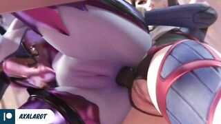 Widowmaker Anal Fucked D.Va Huge Cock Until Cum