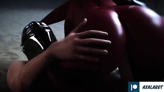 Darth Vader and Darth Talon Cowgirl Hard Fucked with Huge Cock