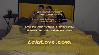 Babe shows hubby his 1st hentai porn then they 69 to hair pulling doggystyle pounding creampie sex session - Lelu Love