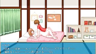 【H GAME】田舎ライフ♡ドットアニメーション① Hシーン紹介 中出し パイズリ