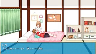 【H GAME】田舎ライフ♡ドットアニメーション① Hシーン紹介 中出し パイズリ