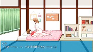 【H GAME】田舎ライフ♡ドットアニメーション① Hシーン紹介 中出し パイズリ