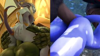 Split Screen Compilation #2 - World of Warcraft