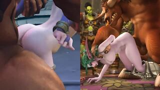 Split Screen Compilation #2 - World of Warcraft