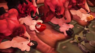 Split Screen Compilation #2 - World of Warcraft