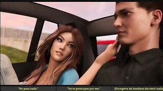 Step mom caught blowjob step son dick in the car by random people