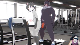 Raccoon cogida en el Gym ( by OmegaOzone)