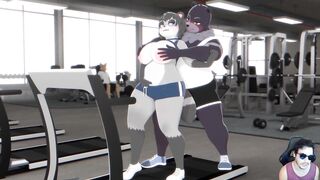 Raccoon cogida en el Gym ( by OmegaOzone)