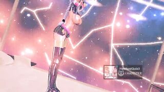 MMD r18 Semi undress Trick or Treatment Erin de Kensei Dance sexy bitch 3d hentai