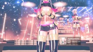 mmd r18 R18 Semi undress Trick or Treatment Erin de Kensei Dance 3d hentai