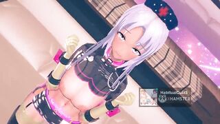mmd r18 R18 Semi undress Trick or Treatment Erin de Kensei Dance 3d hentai