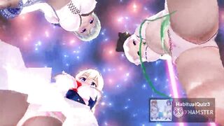 mmd r18 Hypnotic Youmu Sanae de Ghost Dance Kai sexy babe 3d hentai