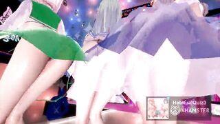 mmd r18 Hypnotic Youmu Sanae de Ghost Dance Kai sexy babe 3d hentai