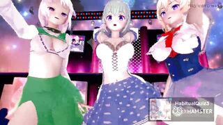 mmd r18 Hypnotic Youmu Sanae de Ghost Dance Kai sexy babe 3d hentai