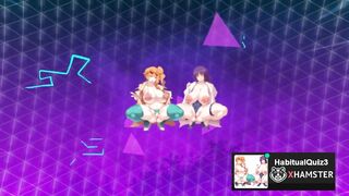 mmd r18 Hypnotic Youmu Sanae san de Ghost Dance Kai Remake top undress skirt transparent 3d hentai