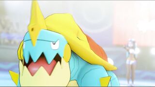 【Lewd Pokemon Animation Dub】 "Nessa's 'Reward'~" 【Art: AyyTeeThreeDee】