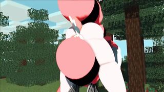 Minecraft hentai scene hard sex 1