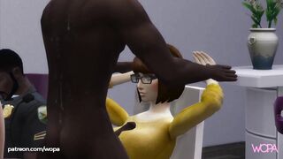 Cuckold watch their girlfriends having sex with strippers. Scooby-Doo Parody characters