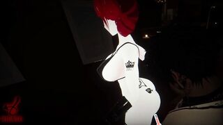 CherryErosXoXo gives a thicc ass lapdance and twerk to tease horny cuck who loves her QoS booty tat