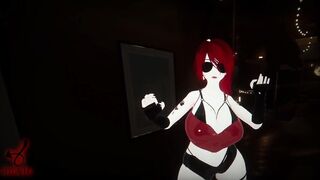 CherryErosXoXo gives a thicc ass lapdance and twerk to tease horny cuck who loves her QoS booty tat