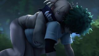 My Hero Academia Toga pegging Deku