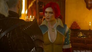 Triss comes home and fucks Geralt Witcher 3 Happy Ending